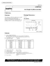 Datasheet LC864420 manufacturer Sanyo